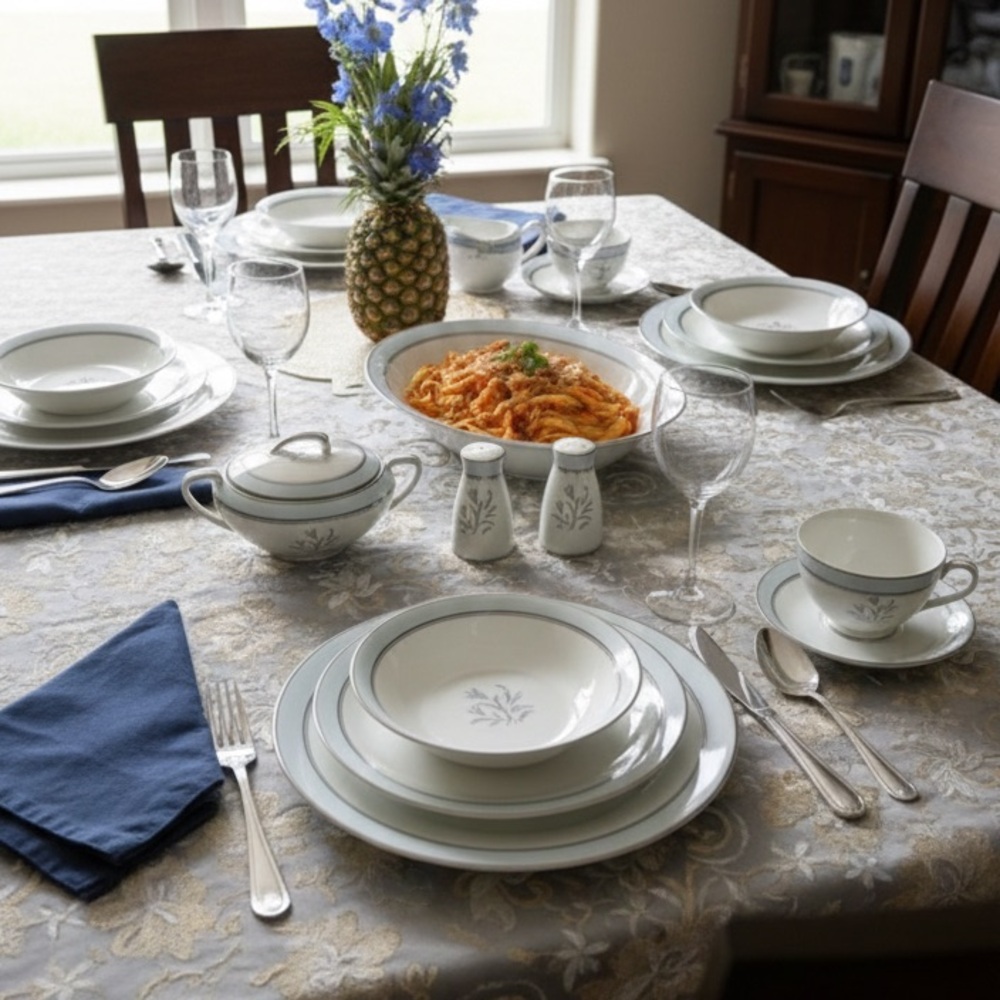 NORITAKE Bluebell 5558 Fine China Set - 32 pieces